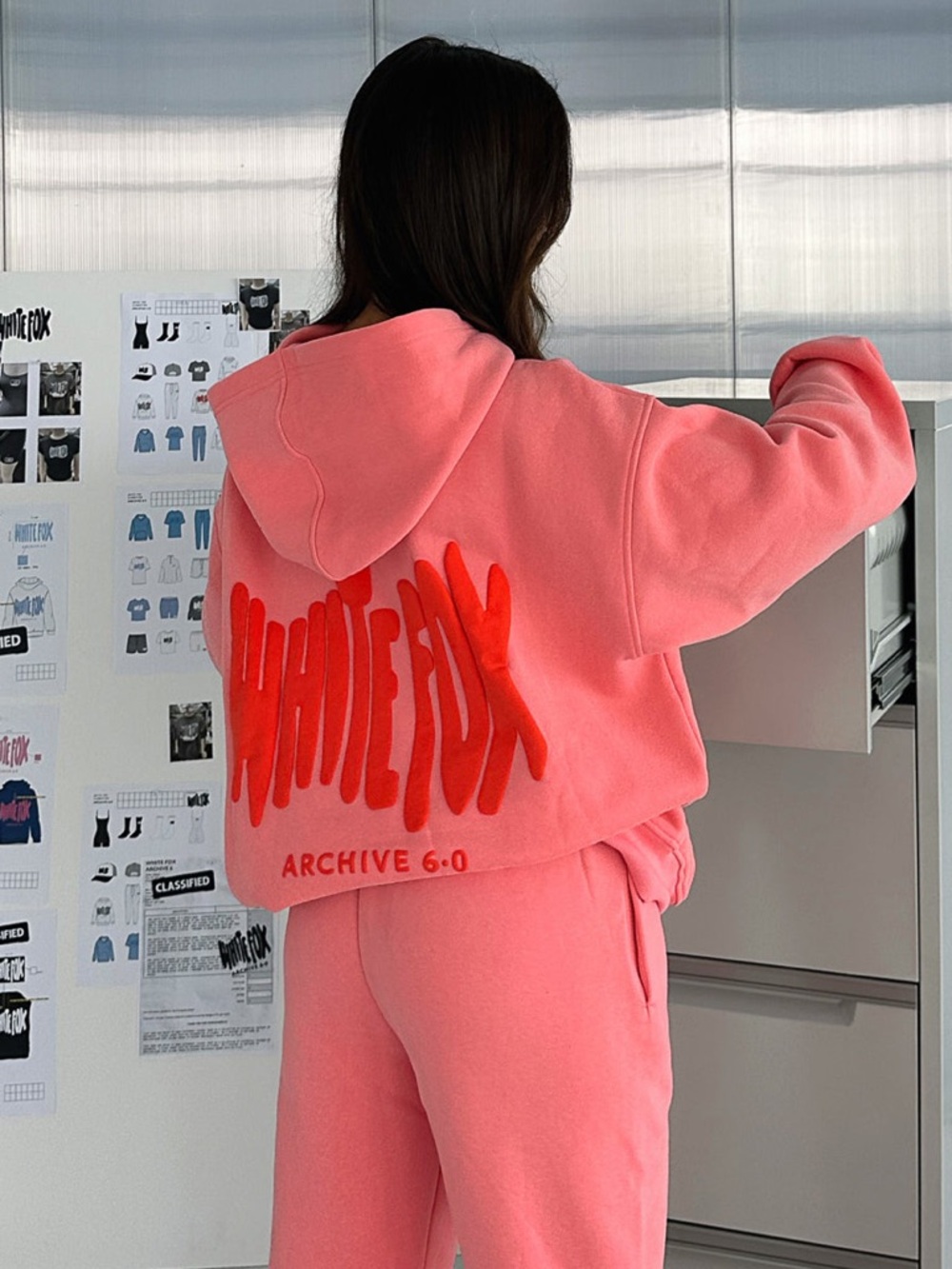 White Fox Boutique Archive 6.0 Oversized Hoodie Melon Small / Medium